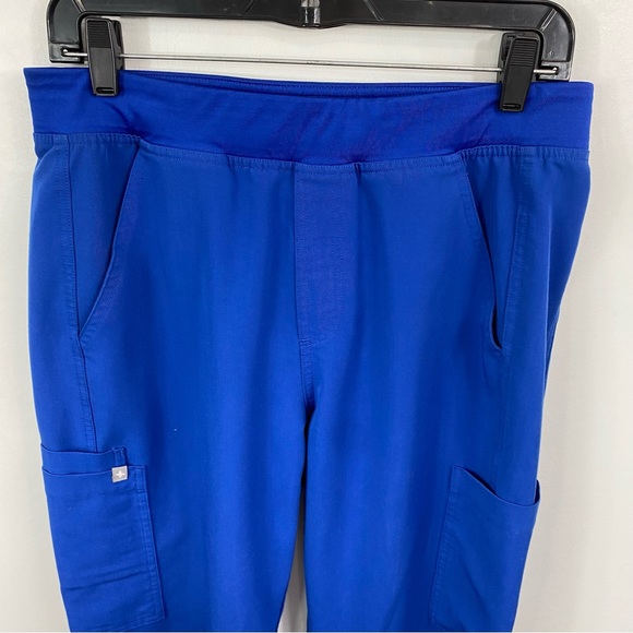 FIGS Axim Cargo MENS Scrub Pants Winning Blue Sz M 30” inseam - Picture 5 of 12